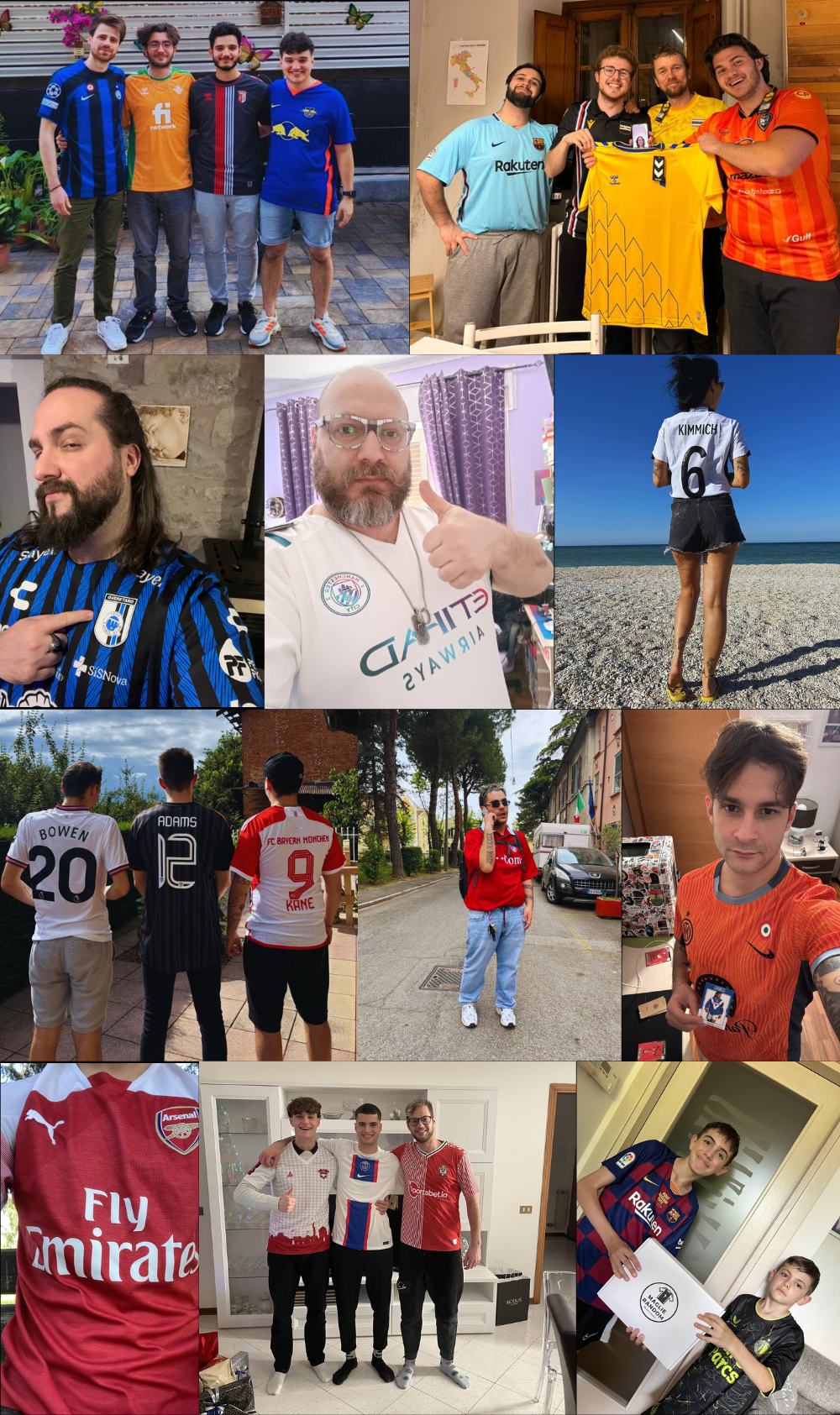 Maglie Random - foto recensioni maglie da calcio in verticale